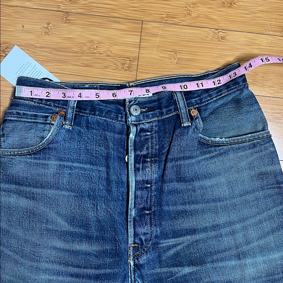 NWT RE/DONE x LEVI'S Ultra High Rise Stovepipe Jeans, Size 27 USA - Picture 7 of 11